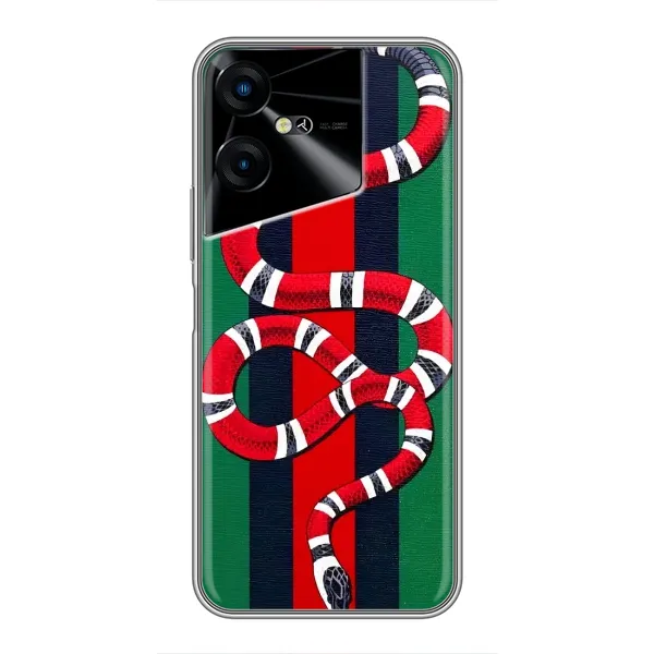 Чехол с принтом «Gucci змия» для TECNO POVA Neo 3 Чехол с принтом «Gucci змия» для TECNO POVA Neo 3