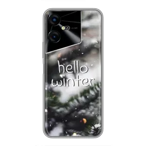 Новорічні, Святкові Чохли для Tecno POVA Neo 3 - 2024 год (Hello winter)