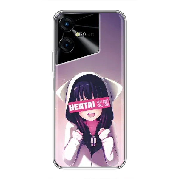 Чехол с принтом «Hentai chan» для TECNO POVA Neo 3