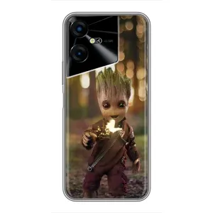 Чехол с принтом «I am Groot» для TECNO POVA Neo 3