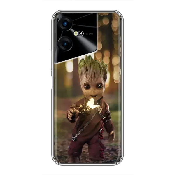 Чехол с принтом «I am Groot» для TECNO POVA Neo 3