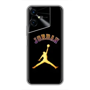 Чохли для Tecno POVA Neo 3 - з картинкою JORDAN (AlphaPrint) (Jordan Gold)