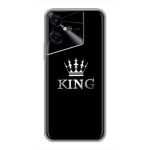 Чехол с Короной Техно Пова Нео 3 - (AlphaPrint) (KING)
