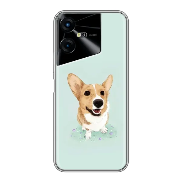 Чехол с принтом «Корги» для TECNO POVA Neo 3 Чехол с принтом «Корги» для TECNO POVA Neo 3