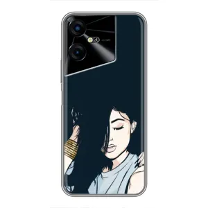 Чохол з друком для Tecno POVA Neo 3 - (Мода) (AlphaPrint) (Гарна дівчина)