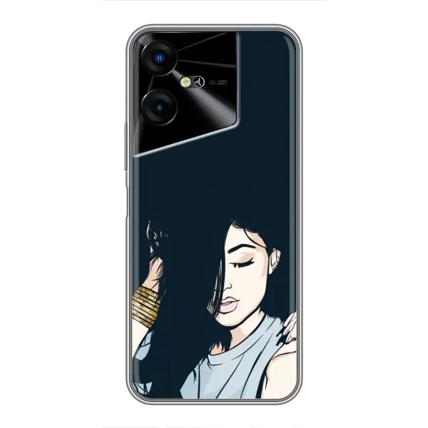 Чехол с принтом «Красивая девочка» для TECNO POVA Neo 3 Чехол с принтом «Красивая девочка» для TECNO POVA Neo 3