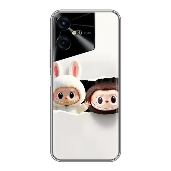 Чохол з принтом «Лабубу» для TECNO POVA Neo 3