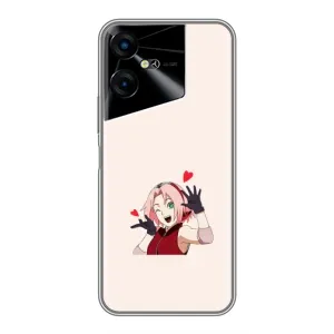 Чехол с принтом «Лайк Сакура» для TECNO POVA Neo 3
