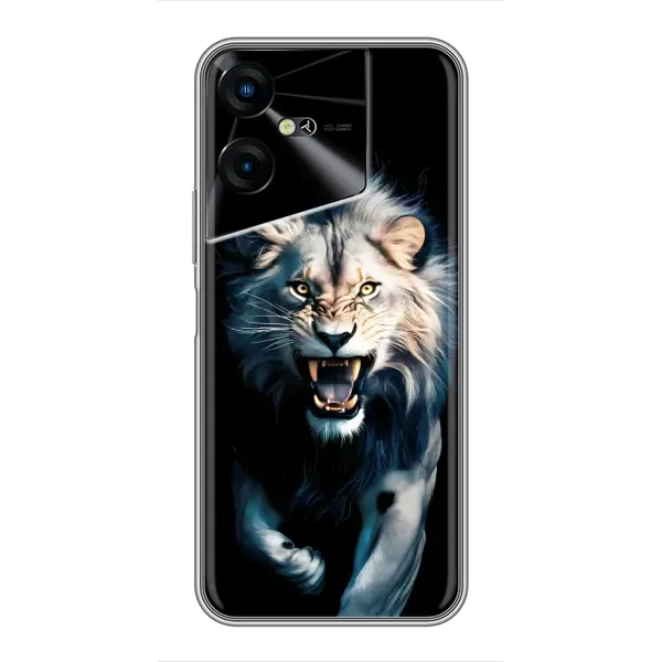 Чохол з принтом «Лев у темряві» для TECNO POVA Neo 3