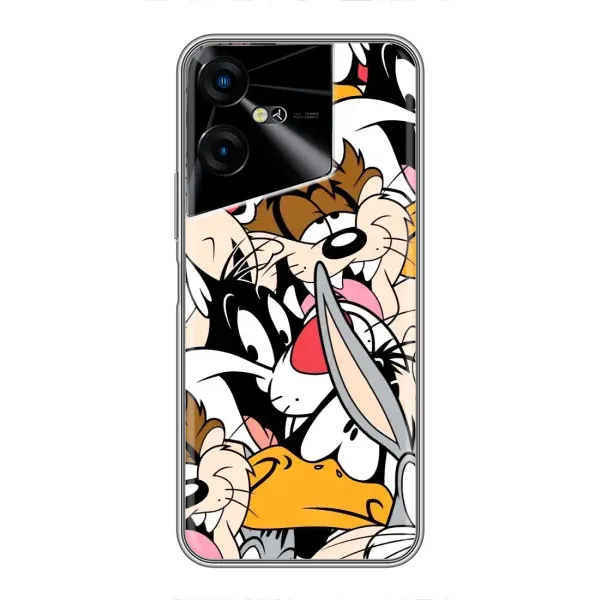 Чехол с принтом «Looney Tunes» для TECNO POVA Neo 3
