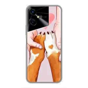 Чехол с принтом «Любовь к собакам» для TECNO POVA Neo 3
