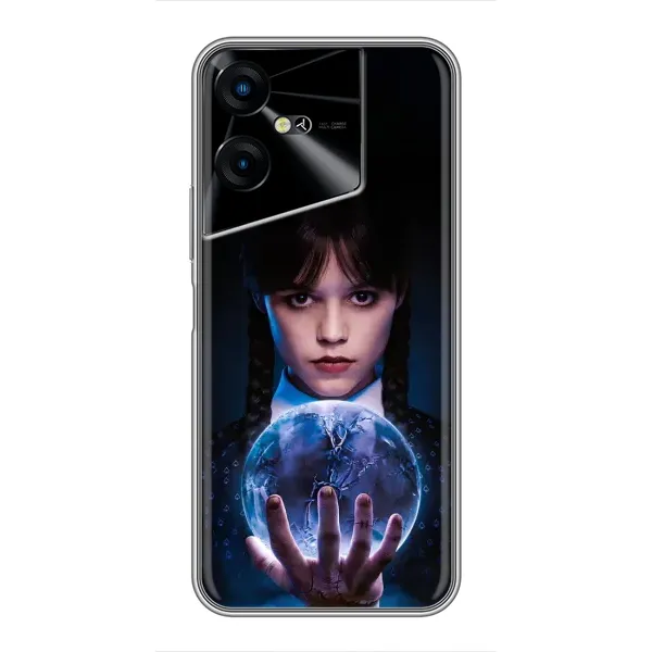 Чехол с принтом «Магическая сфера Уэнздей» для TECNO POVA Neo 3