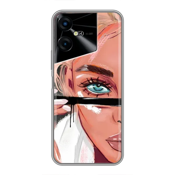 Чехол с принтом «Макияж» для TECNO POVA Neo 3 Чехол с принтом «Макияж» для TECNO POVA Neo 3