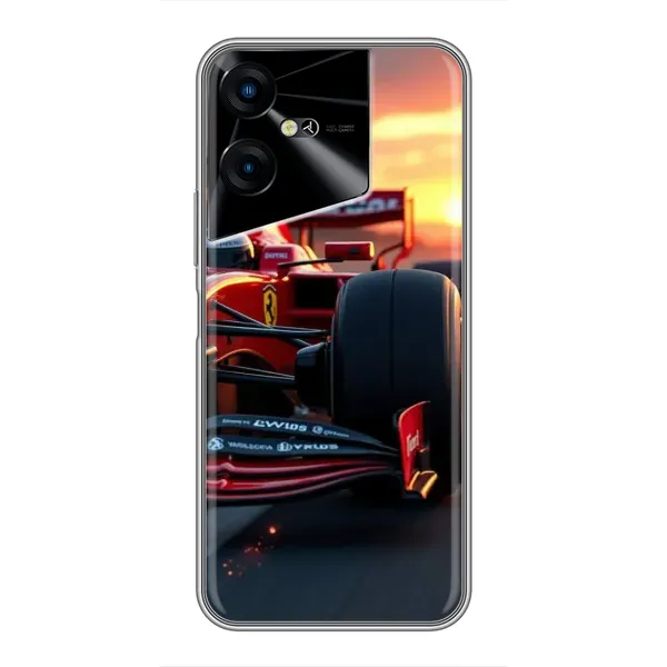 Чохол з принтом «Макларен на заході» для TECNO POVA Neo 3