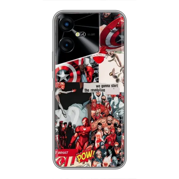 Чехол с принтом «Марвел Комикс» для TECNO POVA Neo 3
