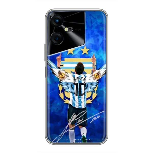 Чохол з принтом «Мессі Аргентина» для TECNO POVA Neo 3