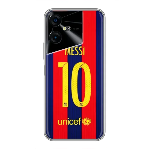 Чохол з принтом «Messi Barca 10» для TECNO POVA Neo 3