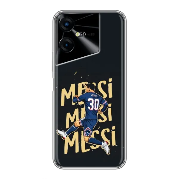 Чехол с принтом «Messi ПСЖ» для TECNO POVA Neo 3