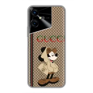 Чехол с принтом «Mickey GUCCI» для TECNO POVA Neo 3