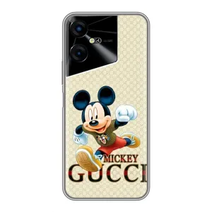 Чохол Disney Mouse Tecno POVA Neo 3 (PREMIUMPrint) (Mikki Gucci)