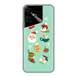 Новогодние Чехлы для Техно Пова Нео 3 (VPrint)