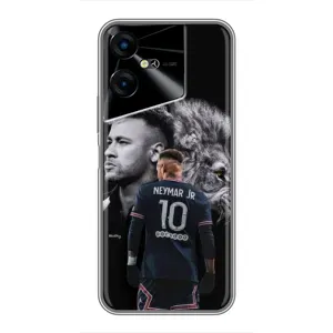 Чохол Неймар для Tecno POVA Neo 3 (AlphaPrint) (Неймар Лев)