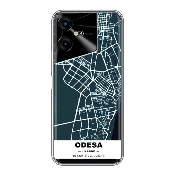 Чехол с принтом «Одесса» для TECNO POVA Neo 3