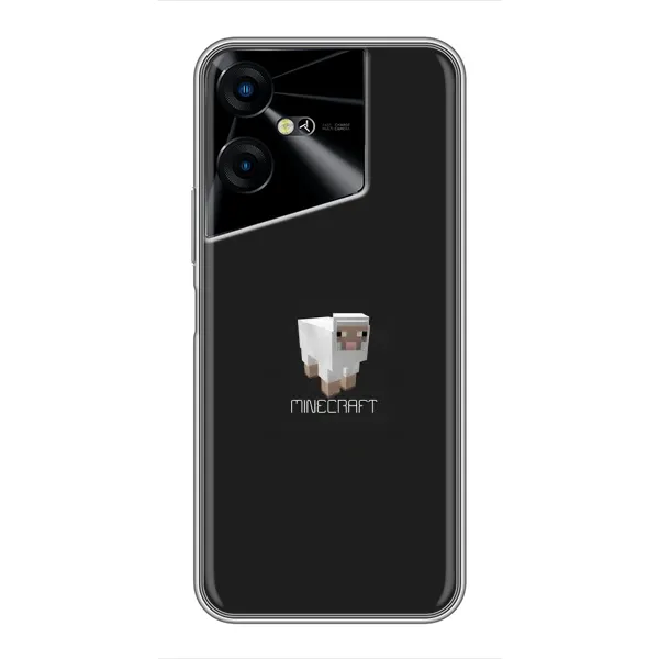 Чохол з принтом «Овечка Майнкрафт» для TECNO POVA Neo 3