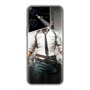 Чехол PUBG для Техно Пова Нео 3 (AlphaPrint)