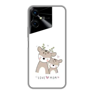 Чохли для мами на Tecno POVA Neo 3 (Оленята мама і малюк)