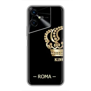 Чохли для Tecno POVA Neo 3 (VPrint) - Футбольні клуби (Roma)