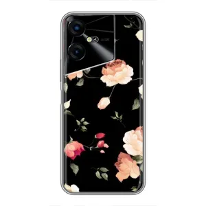 Чохли з квітами для Tecno POVA Neo 3 (VPrint) (Трояндочки)
