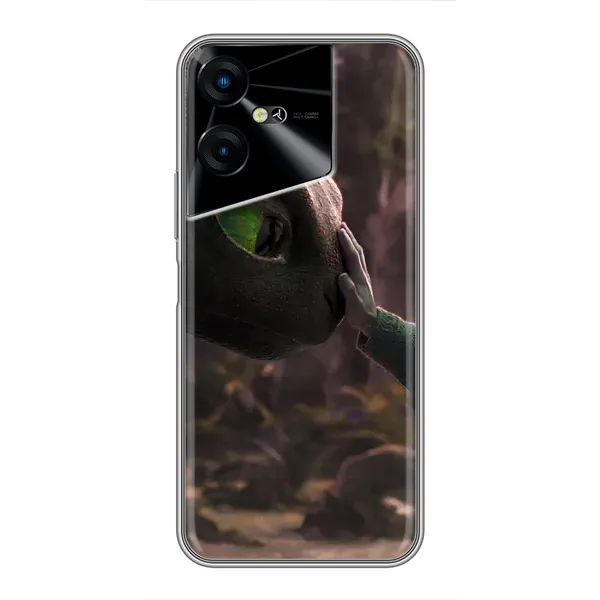 Чохол з принтом «Сцена з драконом» для TECNO POVA Neo 3