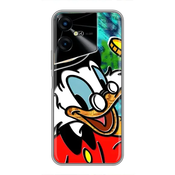 Чехол с принтом «Счастлива Утка» для TECNO POVA Neo 3