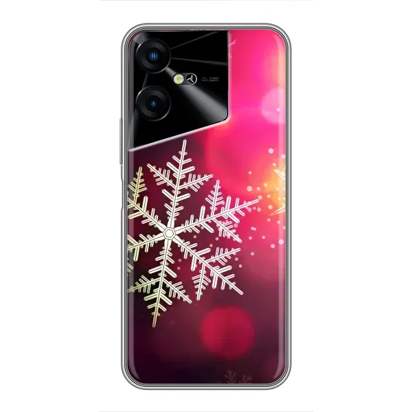 Чехол с принтом «Снежинка» для TECNO POVA Neo 3