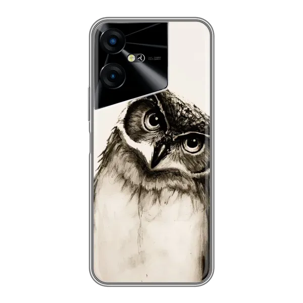 Чехол с принтом «Сова» для TECNO POVA Neo 3