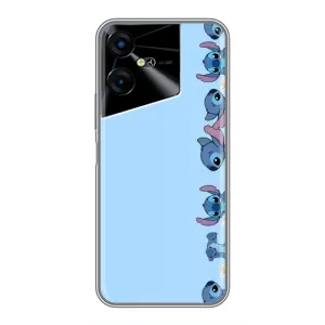 Чохол з принтом Стіч на TECNO POVA Neo 3 (Стіч фон)