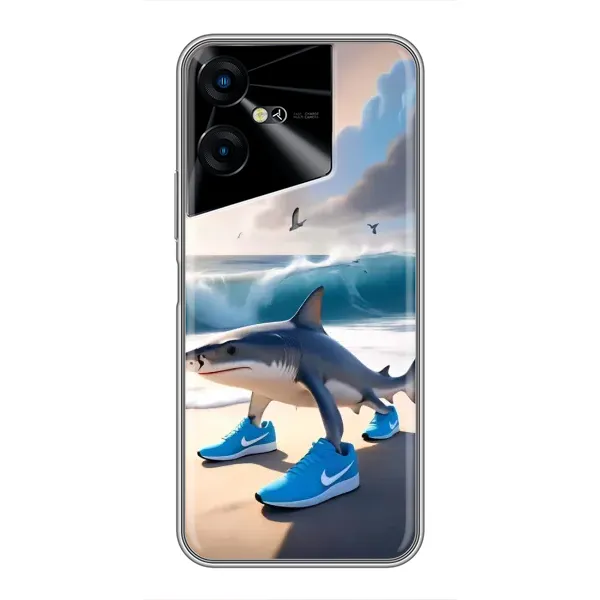 Чохол з принтом «Тралалело тралала» для TECNO POVA Neo 3 Чохол з принтом «Тралалело тралала» для TECNO POVA Neo 3