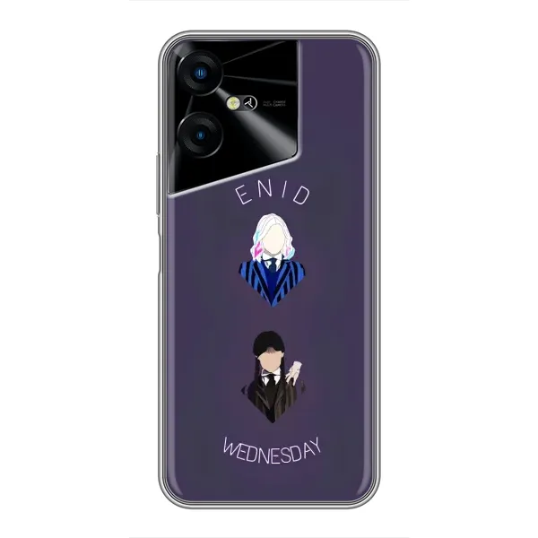 Чохол з принтом «Венздей і подруга» для TECNO POVA Neo 3