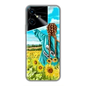 Чохол для Патріота України Tecno POVA Neo 3 - (AlphaPrint) (Україночка)