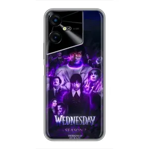 Чехол с дизайном Венздей 2 на Tecno POVA Neo 3