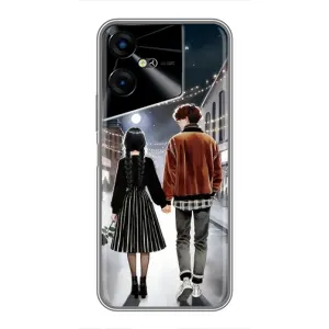 Чехол с принтом «Уэнздей и Тайлер» для TECNO POVA Neo 3