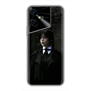 Чехол с принтом «Темный стиль Уэнздей» для TECNO POVA Neo 3