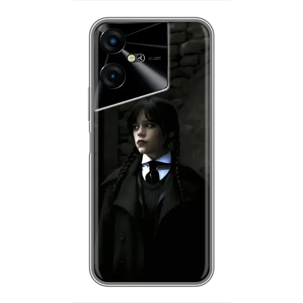 Чехол с принтом «Темный стиль Уэнздей» для TECNO POVA Neo 3