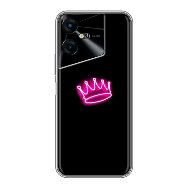 Чехол с принтом «Яркая корона» для TECNO POVA Neo 3