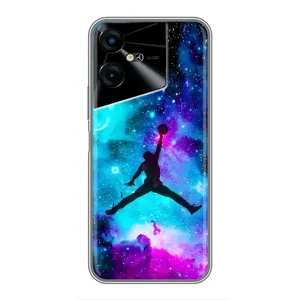 Чохли для Tecno POVA Neo 3 - з картинкою JORDAN (AlphaPrint) (Яскравий Джордан)