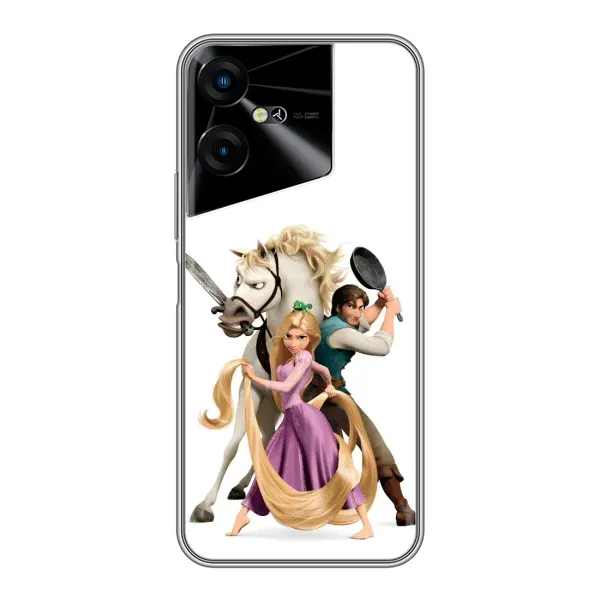 Чохол з принтом «Рапунцель та друзі» для TECNO POVA Neo 3