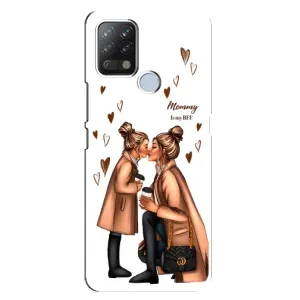 Чохол з друком для Tecno Pova - (Мама з дитинкою) (AlphaPrint) (Донька і мама)