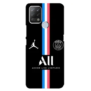 Чохли PSG для Tecno Pova (AlphaPrint) (футболка ПСЖ)