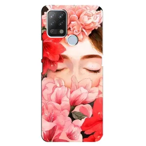 Чехлы (ART) Цветы на Tecno Pova (VPrint) (Очі в квітах)